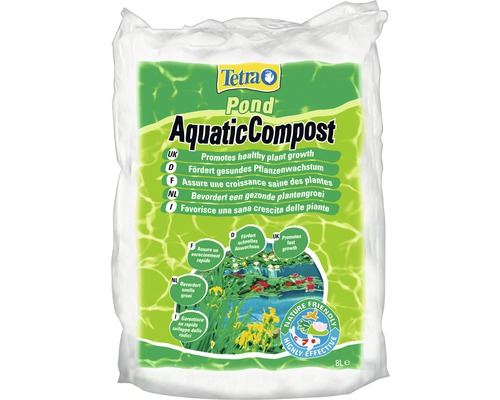 Tetra Pond AquaticCompost dans un emballage de 8 litres pour une croissance saine des plantes