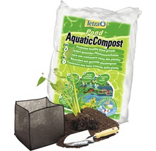 Terreau aquatique Tetra avec plante, bac à plantes et plantoir