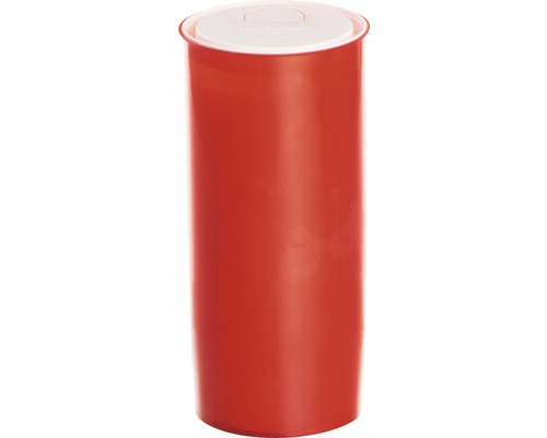 Bougie pour tombe Öllicht Ø 6.5 H 14 cm rouge Boîte de stockage rouge avec couvercle