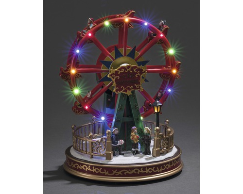 Weihnachtsdekoration Karussell mit Beleuchtung und Figuren