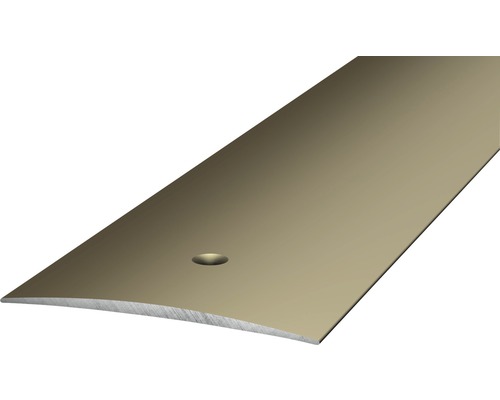 Barre de seuil Prinz alu acier inoxydable mat 40x2700 mm Profilé de finition métallique avec trou de forage