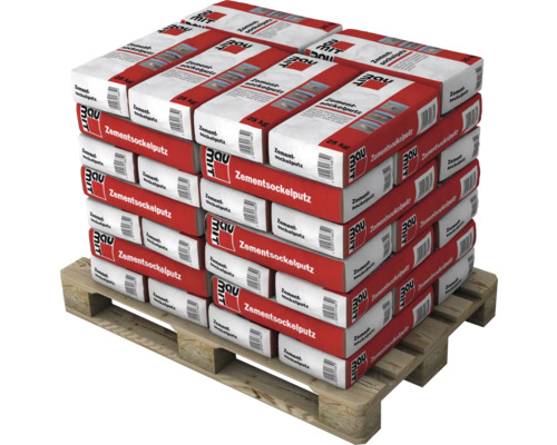 Palette de sacs d''enduit de soubassement ciment