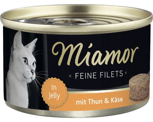 Katzenfutter Miamor Feine Filets Thunfisch und Käse 100 g