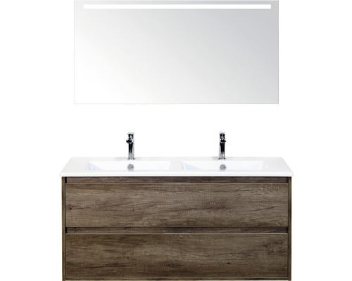 Ensemble de meubles de salle de bains Sanox Porto Nebraska oak 121x170 cm