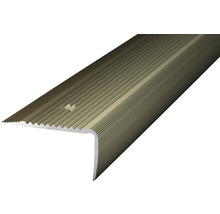 Treppenkantenprofil Alu Edelstahl matt gelocht 45 x 23 x 1000 mm-thumb-0