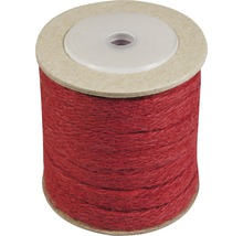 Bobine de fil naturel rouge pour le bricolage et la décoration