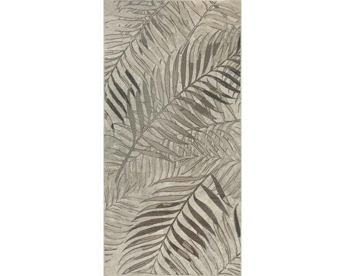 Tapis avec motif de feuille de palmier