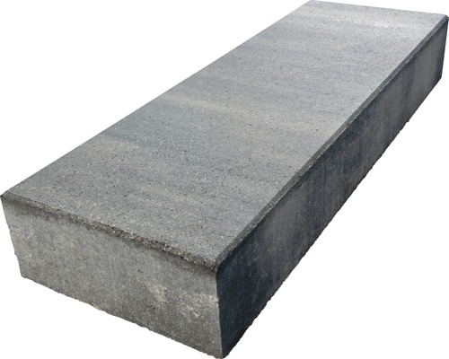 Beton Blockstufe iStep Pure quarzit grau-schwarz 100 x 35 x 15 cm