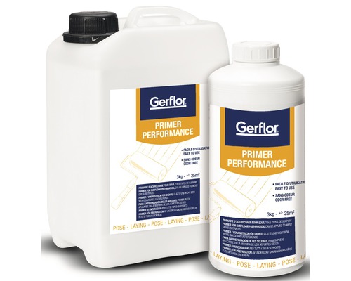 Couche de fond Gerflor Primer pour planches vinyle et carrelages 3 kg Gerflor Primer Performance en deux contenants