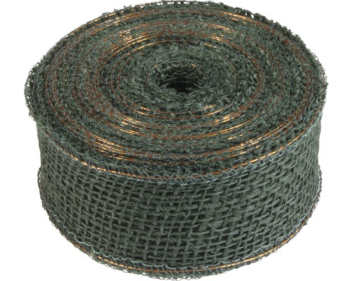 Ruban décoratif en jute sur un rouleau