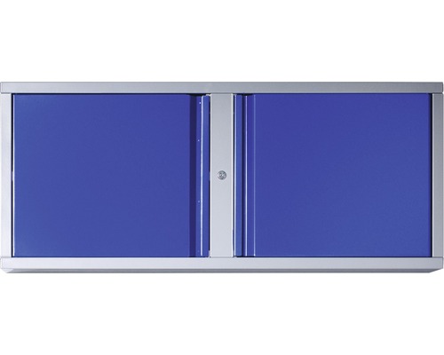 Armoire murale Industrial 1180 x 438 x 299 mm 1 porte double 1 tablette gris/bleu