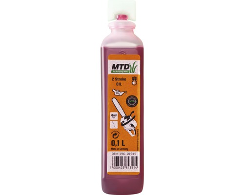 Mélange d'huile de moteur 2 temps ARNOLD 100 ml Huile deux temps MTD, flacon de 0,1 litre