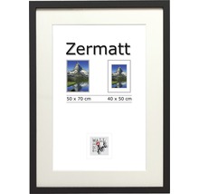 Cadre en bois Zermatt noir 50x70 cm