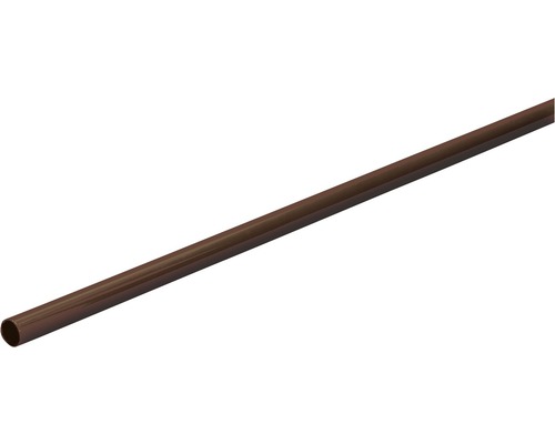 Barre de penderie ronde, brune Ø 25x1200 mm