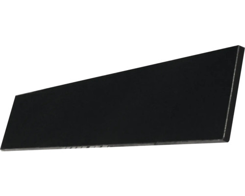 Fensterbank Gabbro black poliert 101x30 cm Schwarze Stahlplatte