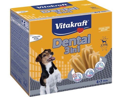 En-cas pour chiens Vitakraft multipack Dental 2 en 1 petit