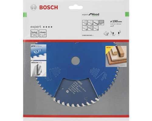 Bosch Logo. Bosch Kreissägeblatt Expert Wood, Durchmesser 190 Millimeter