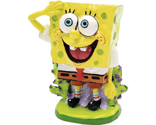 Set de décoration d'aquarium aquadeco feuillage pétrifié pour aquarium 80 cm Figurine Bob l''éponge pour aquariums