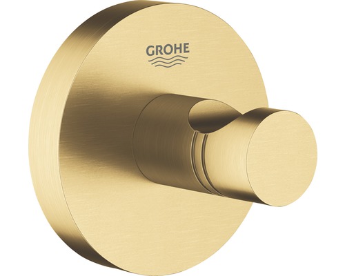 Crochet pour peignoir de bain GROHE Essentials cool sunrise brossé 40364GN1 Crochet à serviette en métal Logo Grohe