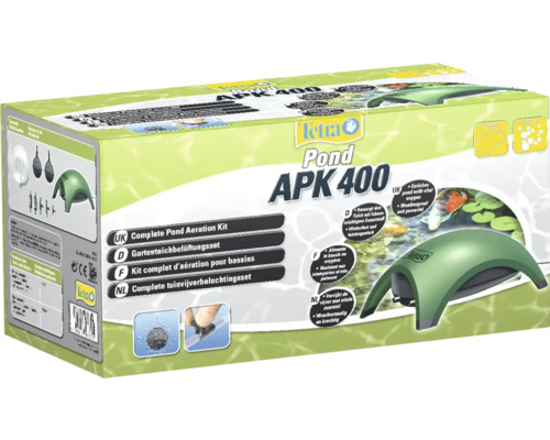 TetraPond set d'aération des plans d'eau de jardin APK 400 Air Pump Kit d''aération pour bassin Tetra Pond APK 400 dans son emballage