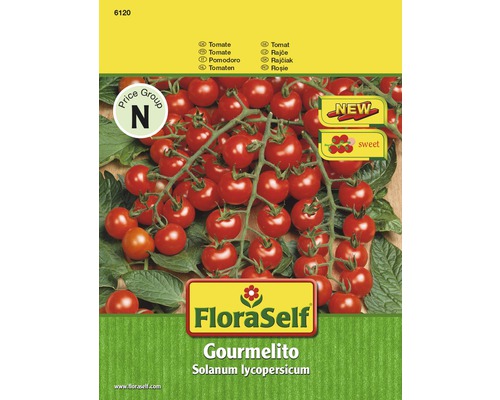 Tomate 'Gourmelito' FloraSelf F1 Hybride Gemüsesamen-0