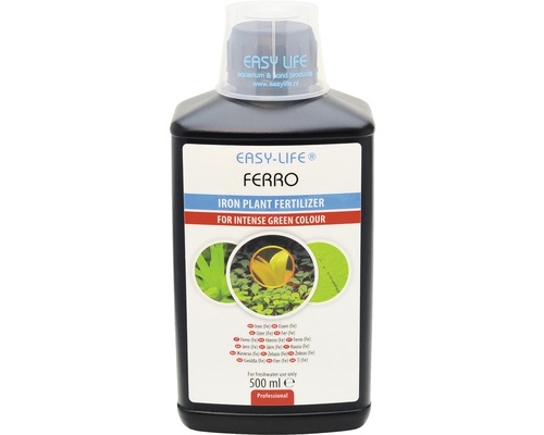 Engrais pour plantes d'aquarium Easy Life Ferro 500 ml, engrais ferreux