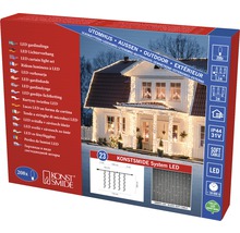 Emballage de rideau lumineux LED Konstsmide System pour l''extérieur