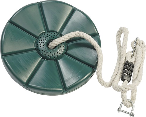 Runde Schaukel mit Seilaufhängung für den Garten