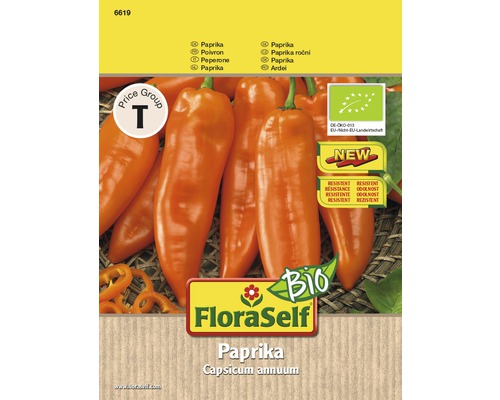 Poivron bio 'Kyra' FloraSelf Bio semences stables semences de légumes