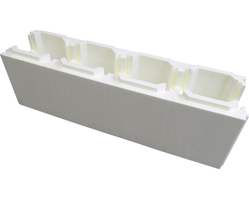 Bloc de coffrage en polystyrène pour isolation thermique