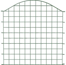 Clôture de jardin en métal avec arche