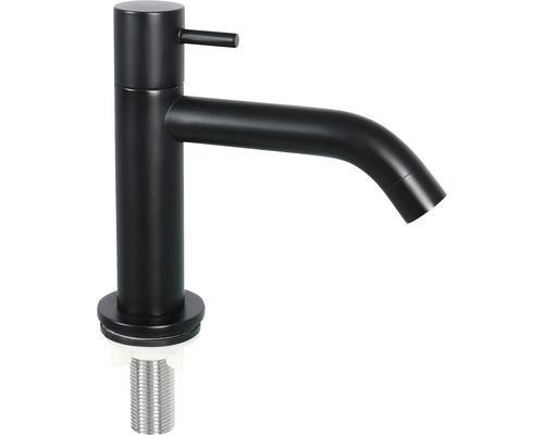 Schwarzer Waschtisch Wasserhahn mit Einzelhebelmischer