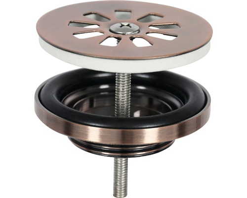 Aufsatz für Waschbeckenablauf aus Metall