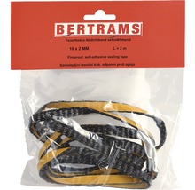 Ruban d''étanchéité auto-adhésif résistant au feu Bertrams, 10 x 2 millimètres, longueur 2 mètres