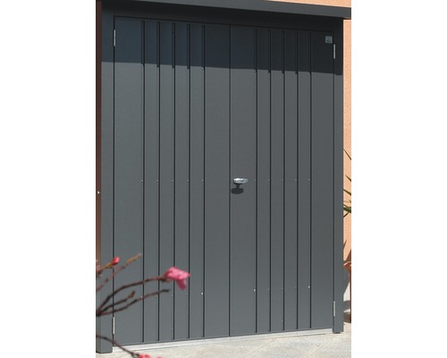 Pack portes biohort WoodStock 150, 138x172.5 cm gris foncé-métallisé