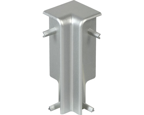 Angle intérieur FU62L argent, lot de 2 unités Connecteur d''angle en métal