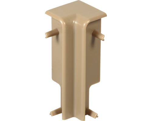 Angle intérieur FU62L uni vert/marron, lot de 2 Raccord d''angle en plastique pour profilés