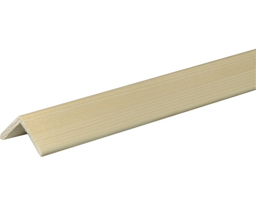 Baguette d'angle épicéa/pin brut 40x40x2400 mm Profilé de protection d''angle en bois