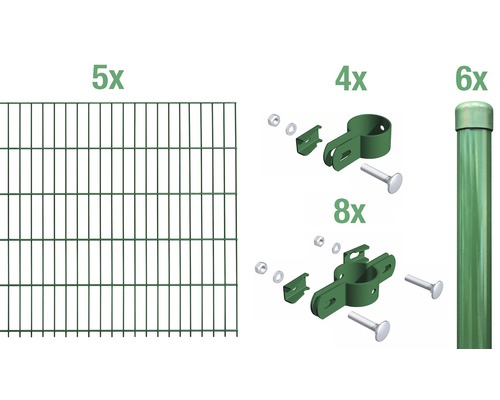 Einstabmatte Grundset ALBERTS 1000 x 125 cm grün