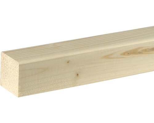 Rahmenholz gehobelt Fichte/Kiefer 45x45x2400 mm Kantholz aus Holz