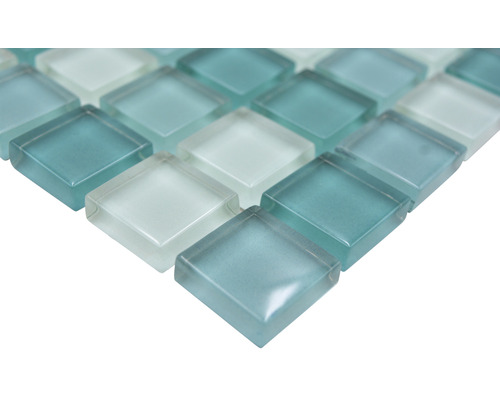 Mosaïque en verre, carrée