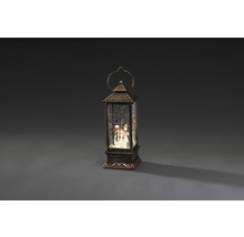 Lanterne à boule à neige décorative avec motif bonhomme de neige pour la période de Noël