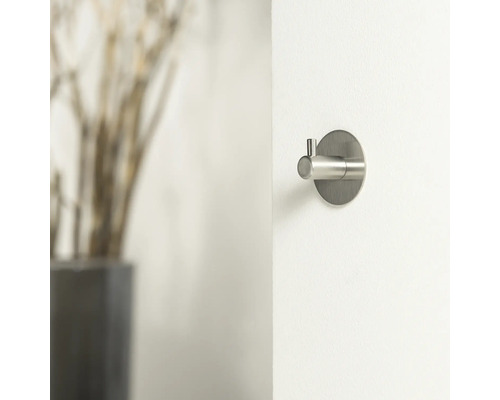 Crochet mural en métal pour fixation au mur