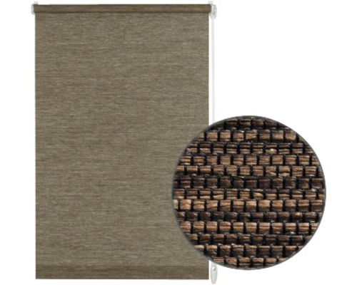 Store enrouleur avec texture de tissu et vue détaillée de la surface du tissu