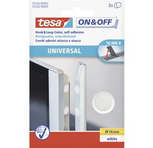 tesa® On&Off Klettpunkte weiss Ø 16 mm 8 Stk-thumb-0