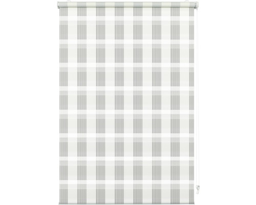 Store jour/nuit GARDINIA EasyFix sans perçage carreaux blanc 45x150 cm Store enrouleur à rayures pour fenêtres