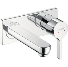 Robinet de lavabo encastré avec le logo Hansgrohe