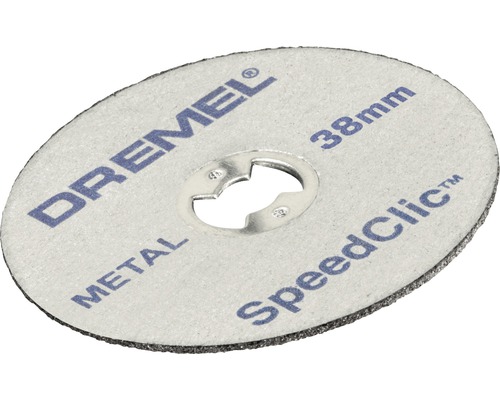 Dremel EZ SpeedClic (SC406) Starter-Set (EZ SC-Aufspanndorn, 2 Metall-Trennscheiben Ø 38,0 mm)