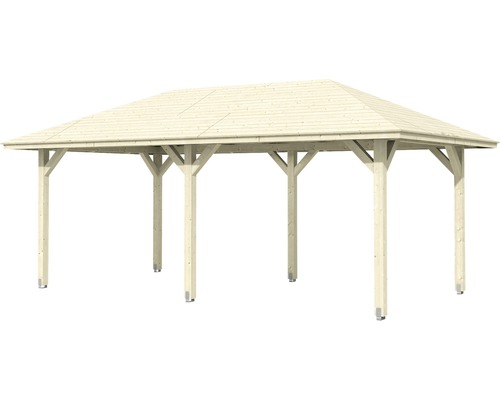 Pavillon de jardin en bois avec toit