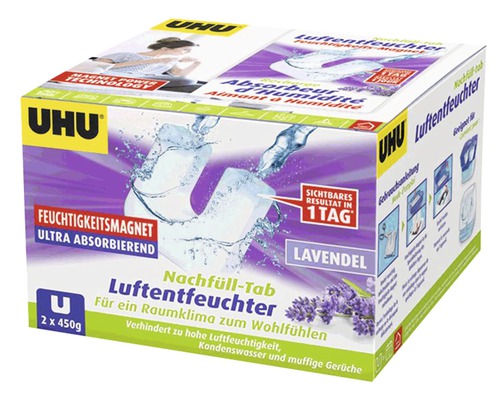 UHU airmax Nachfülltabs für Ambiance lavendel 2x 450 g